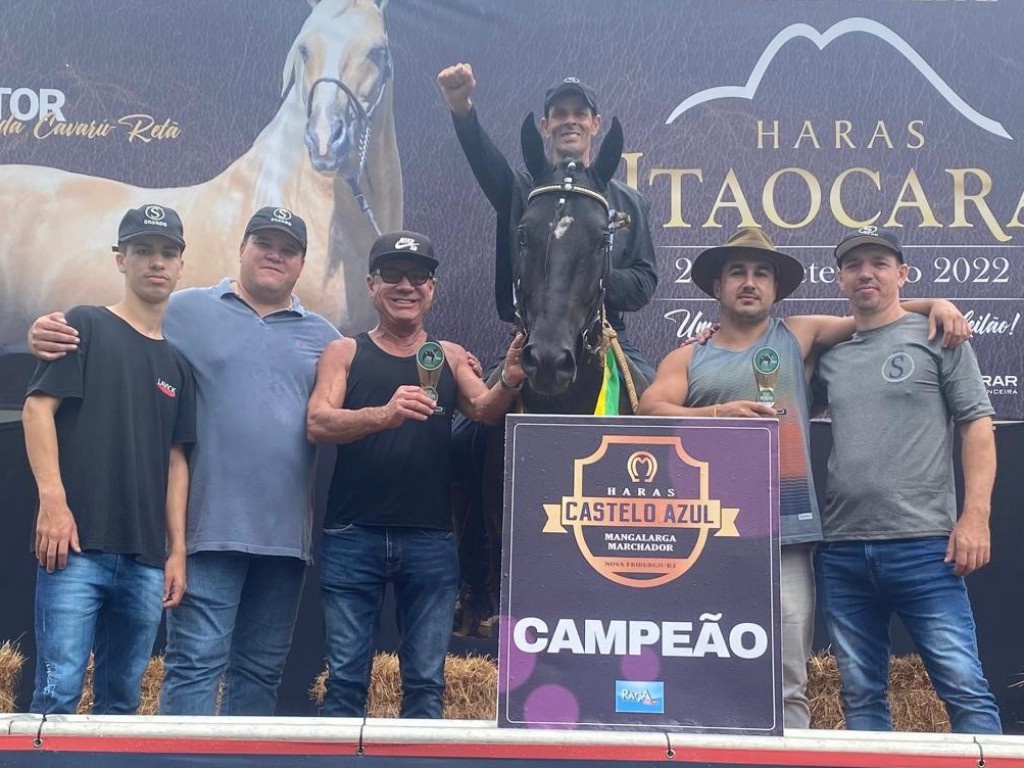 Foto: IDOLO NEGRO TOULON - CAMPEÃO CAVALO JR DE MARCHA E RAÇA NA FORTISSIMA EXPOSIÇÃO DE CORDEIRO RJ
